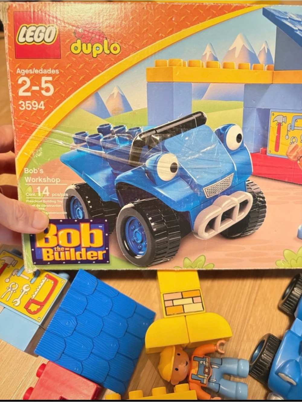 Rare LEGO Duplo Bob the Builder Bob's Workshop
Set 3594
